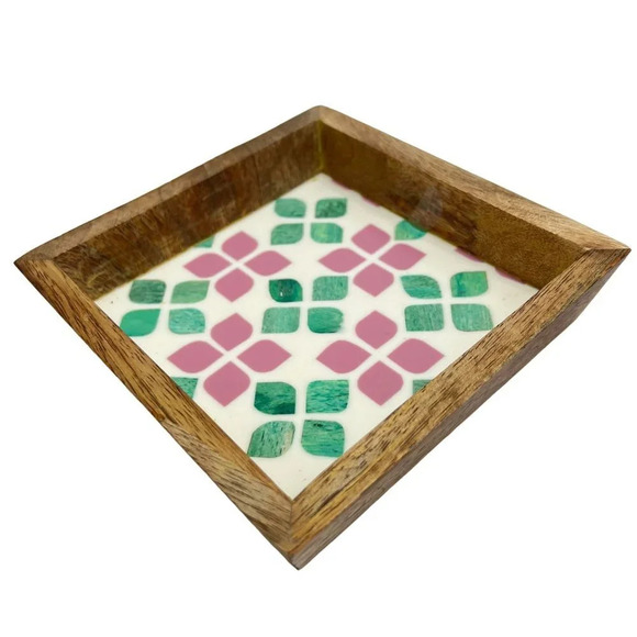 Inlaid Trinket Jewelry Tray - Picture 2 of 5